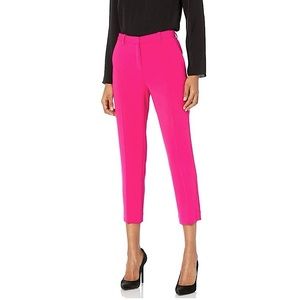 Theory magenta admiral crepe trousers –– NWT